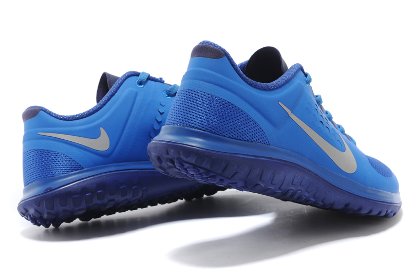 Nike FS Lite running sans chaussures gris bleu fonce (3)